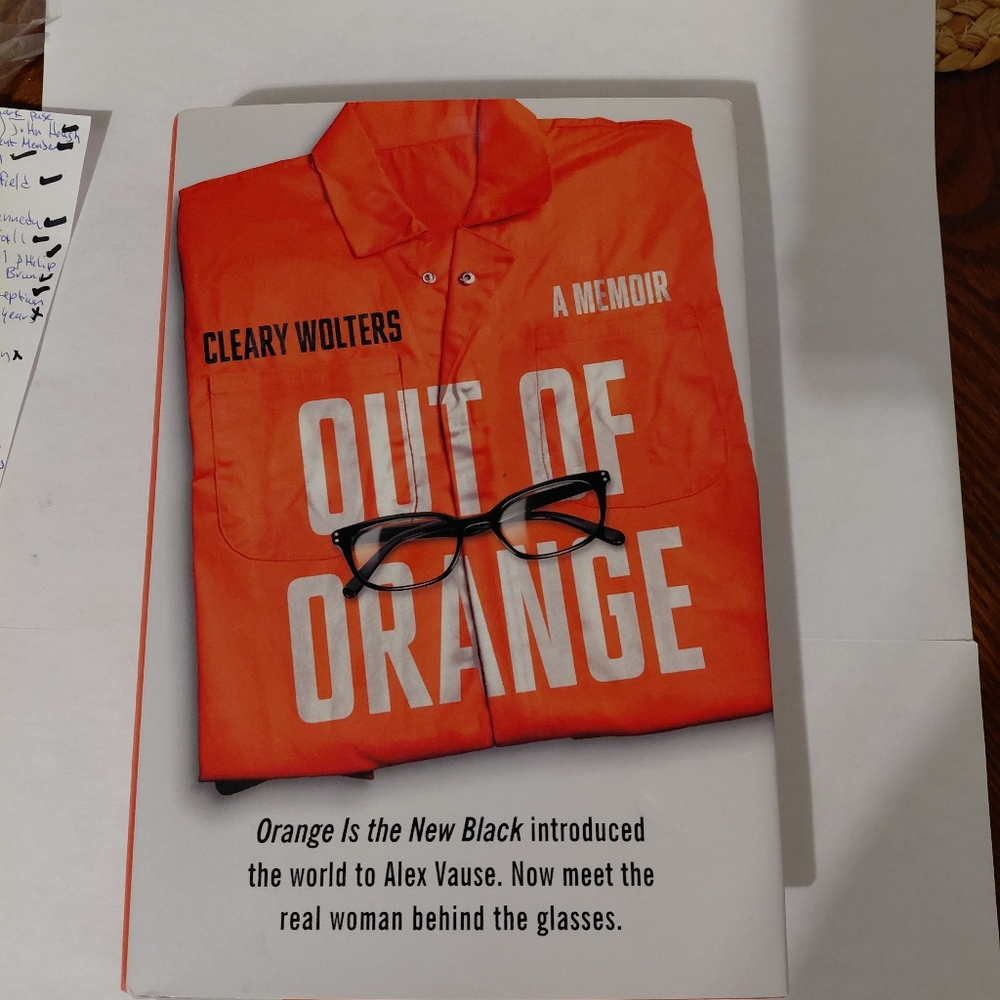 Out of Orange Memoir by Cleary Wolters - Orange Cover